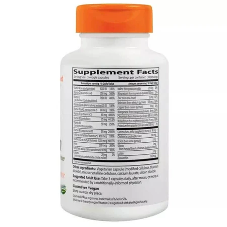 Мультивитамины без железа Quatrefolic Doctor's Best 90 гелевых капсул: цены и характеристики