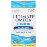 Рыбий жир для подростков Ultimate Omega Junior Nordic Naturals 680 мг 90 гелевых капсул