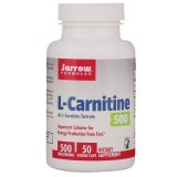 L-Карнітин 500 мг L-Carnitine Jarrow Formulas 50 вегетаріанських капсул