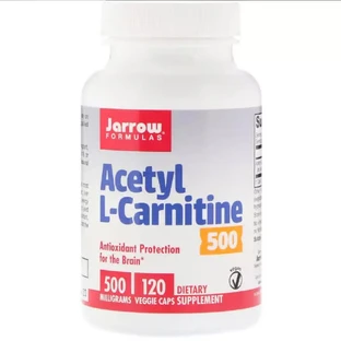 Ацетил L-Карнітин Acetyl L-Carnitine Jarrow Formulas 500 мг 120 капсул