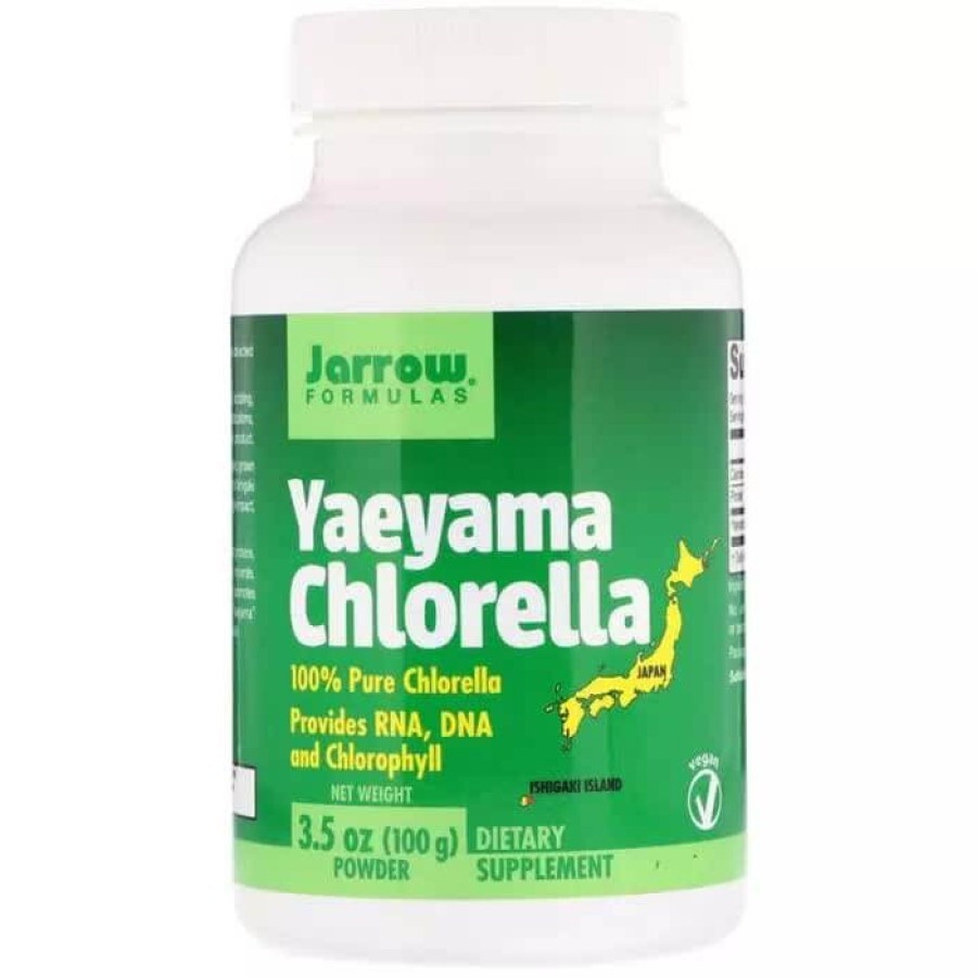 Хлорела порошок Yaeyama Chlorella Jarrow Formulas 100 гр.: ціни та характеристики
