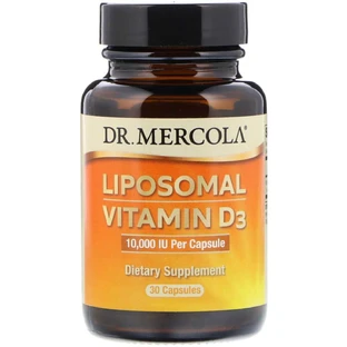 Витамин D3 липосомальный 10000 МЕ Liposomal Vitamin D3 Dr. Mercola 30 капсул