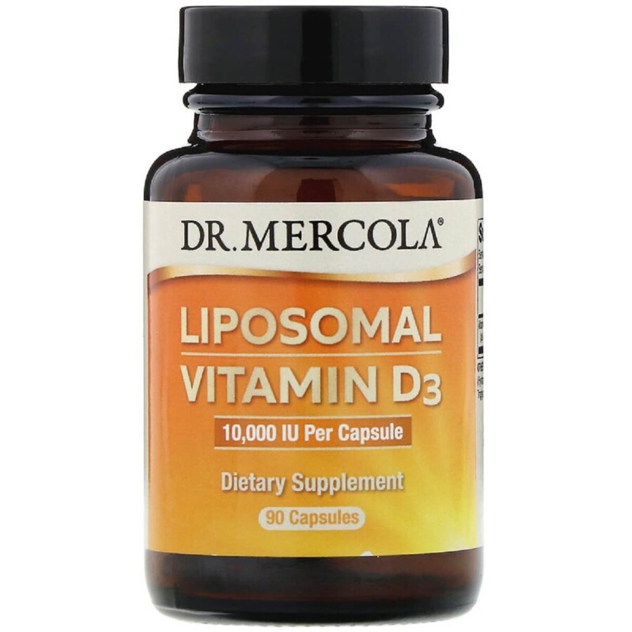 Вітамін D3 ліпосомальний 10000 МО Liposomal Vitamin D3 Dr. Mercola 90 капсул: ціни та характеристики