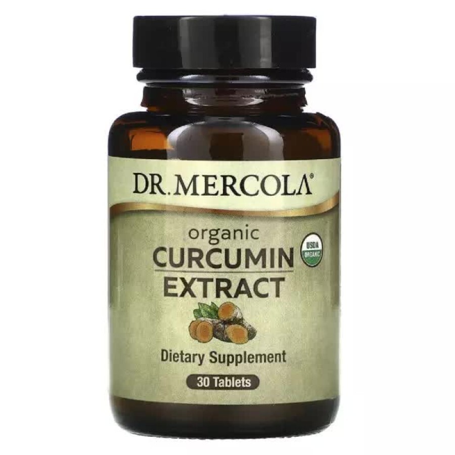 Куркумін органічний екстракт Organic Curcumin Extract Dr. Mercola 30 таблеток: ціни та характеристики
