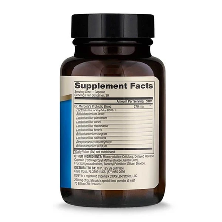 Комплекс пробиотиков Complete Probiotics 70 Billion Dr. Mercola 30 капсул: цены и характеристики