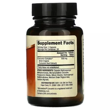 Куркумін Curcumin Advanced Dr. Mercola 30 капсул: ціни та характеристики