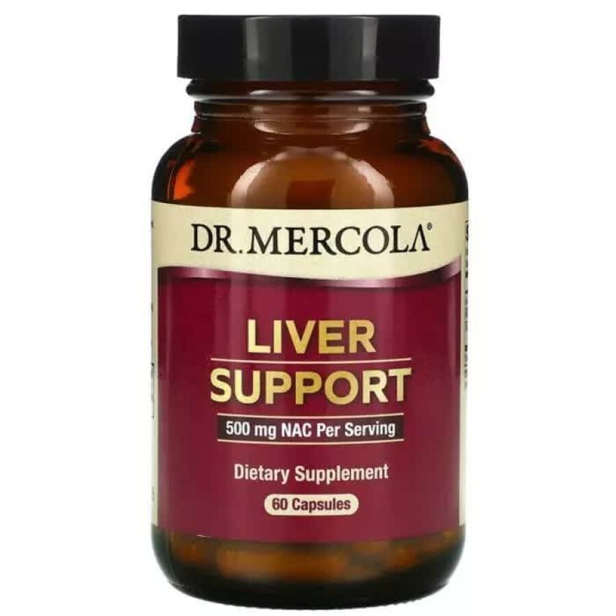Підтримка печінки Liver Support Dr. Mercola 60 капсул: ціни та характеристики