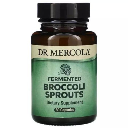 Ферментовані паростки брокколі Fermented Broccoli Sprouts Dr. Mercola 30 капсул