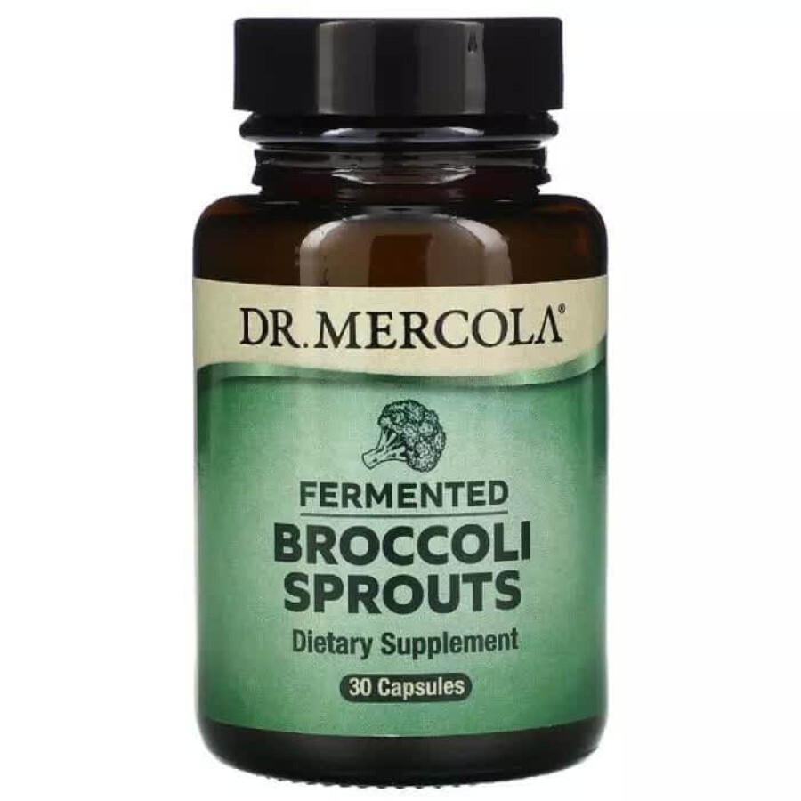 Ферментовані паростки брокколі Fermented Broccoli Sprouts Dr. Mercola 30 капсул: ціни та характеристики