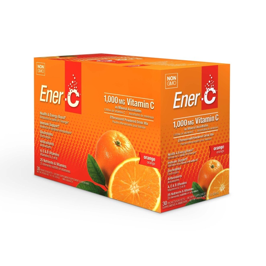 Вітамінний напій для підвищення імунітету Vitamin C Ener-C 1 пакетик смак апельсина: ціни та характеристики