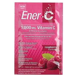 Вітамінний напій для підвищення імунітету Vitamin C Ener-C 1 пакетик смак малини