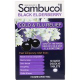 Черная бузина средство от гриппа и простуды Sambucol 30 таблеток для рассасывания