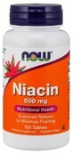 Ниацин (В3) 500 мг Now Foods 100 таблеток