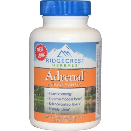 Комплекс для ліквідації втоми Adrenal Fatigue Fighter RidgeCrest Herbals 60 гелевих капсул: ціни та характеристики
