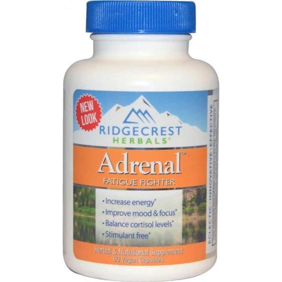 Комплекс для ліквідації втоми Adrenal Fatigue Fighter RidgeCrest Herbals 60 гелевих капсул: ціни та характеристики
