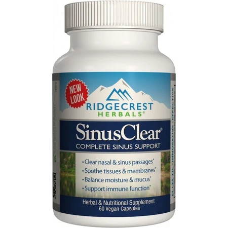 Комплекс для поддержки и защиты верхних дыхательных путей SinusClear RidgeCrest Herbals 60 гелевых капсул	: цены и характеристики