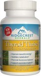 Комплекс для поддержки щитовидной железы Thyroid Thrive RidgeCrest Herbals 60 гелевых капсул	