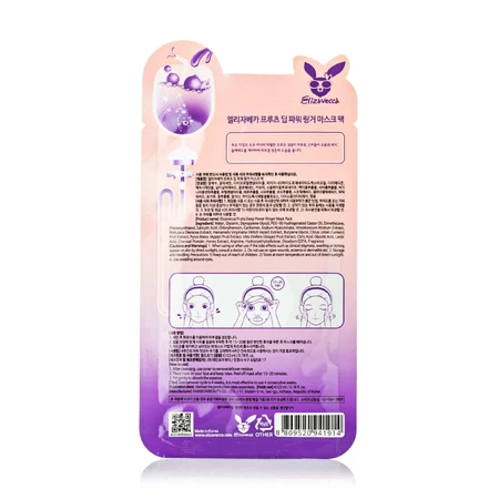 Тканинна маска для обличчя Elizavecca Fruits Deep Power Ringer Mask Pack фруктова, 23 мл: ціни та характеристики