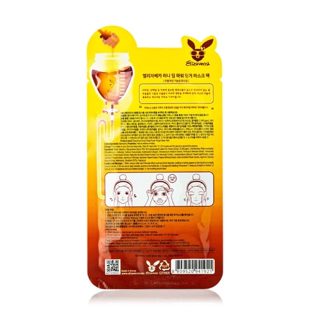 Тканинна маска-ліфтинг медова Elizavecca Honey Deep Power Ringer Mask Pack, 23 мл: ціни та характеристики