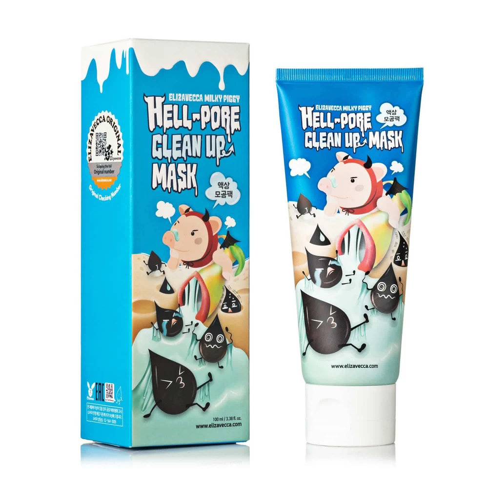 Маска-плівка для очищення пор Elizavecca Hell-Pore Clean Up Mask, 100 мл: ціни та характеристики