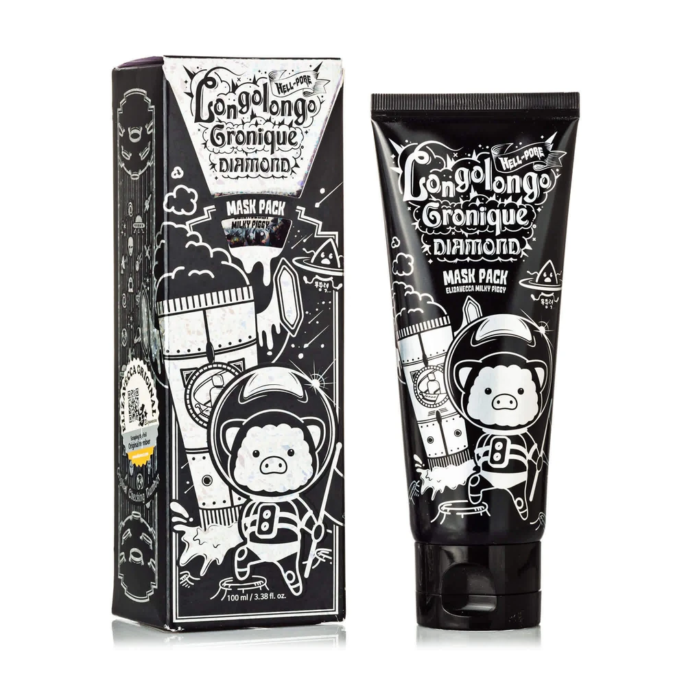 Маска-плівка з алмазним порошком Elizavecca Hell-Pore Longolongo Gronique Diamond Mask Pack, 100 мл: ціни та характеристики