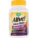 Мультивітаміни для жінок Alive! Once Daily Women's 50+ Multi-Vitamin Nature's Way 60 таблеток: ціни та характеристики