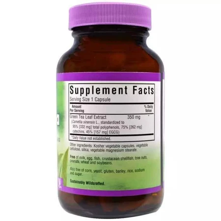 EGCG Экстракт листьев зеленого чая Bluebonnet Nutrition 60 гелевых капсул: цены и характеристики