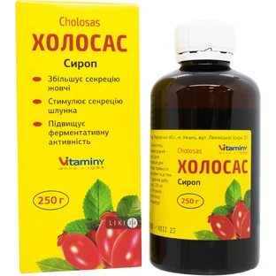 Холосас сироп банка скляна 250 г