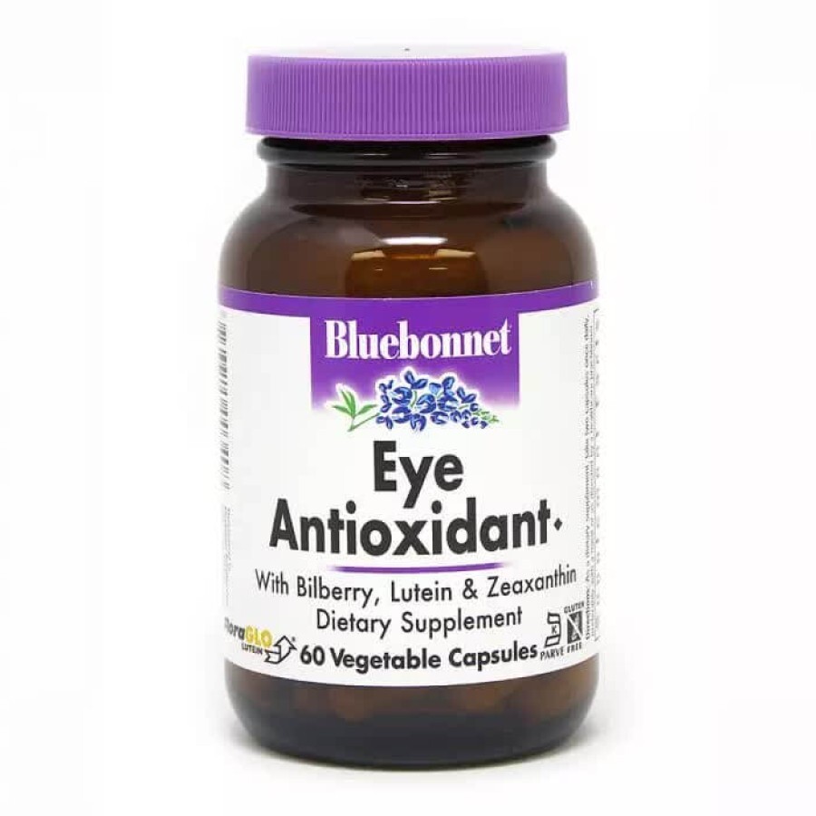Антиоксидант для очей з зеаксантин Bluebonnet Nutrition 60 рослинних капсул: ціни та характеристики