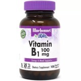 Витамин B1 100 мг Vitamin B1 Bluebonnet Nutrition 100 вегетарианских капсул
