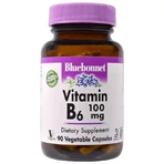 Вітамін B6 100 мг Vitamin B6 Bluebonnet Nutrition 90 вегетаріанських капсул: ціни та характеристики