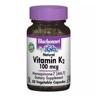Вiтамiн К2 100 мкг Bluebonnet Nutrition 50 гелевих капсул