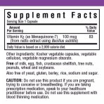 Витамин К2 100 мкг Bluebonnet Nutrition 50 гелевых капсул: цены и характеристики