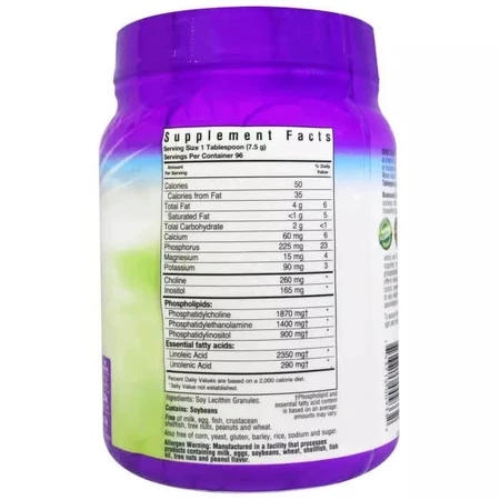 Гранулы лецитина Super Earth Bluebonnet Nutrition 720 г: цены и характеристики