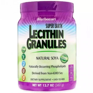 Гранули лецитину Super Earth Bluebonnet Nutrition 360 г
