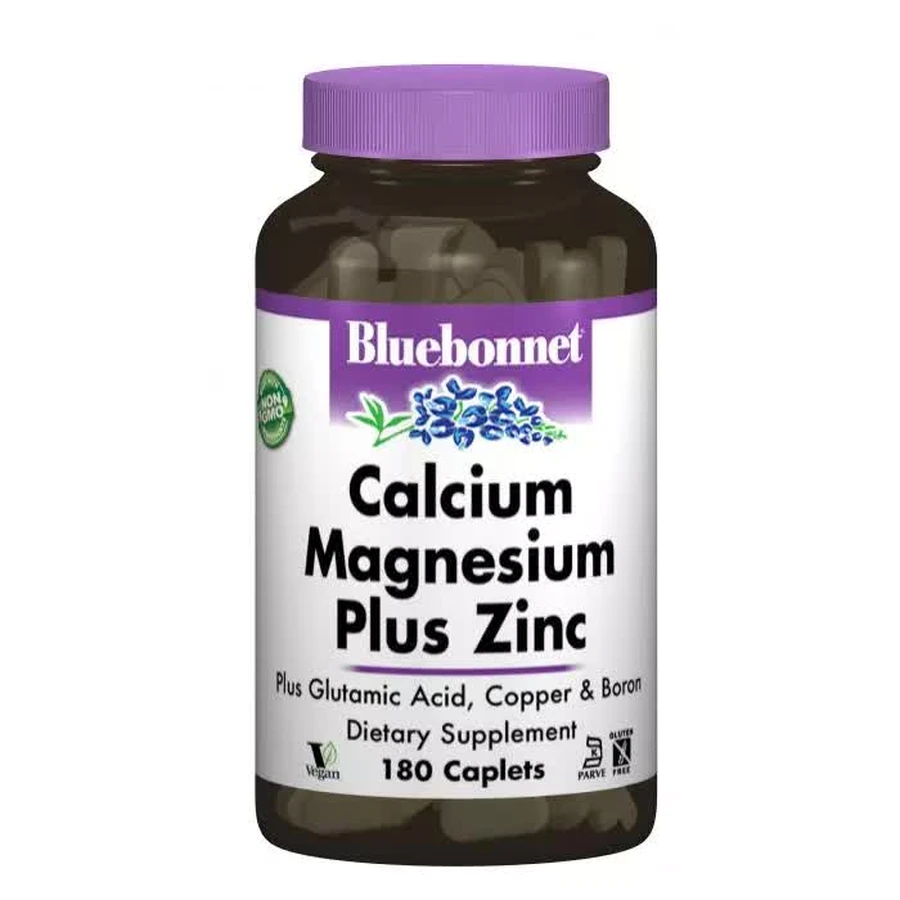 Кальцій магній + цинк Bluebonnet Nutrition 180 капсул: ціни та характеристики