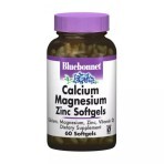 Кальций магний + цинк Bluebonnet Nutrition 60 желатиновых капсул: цены и характеристики