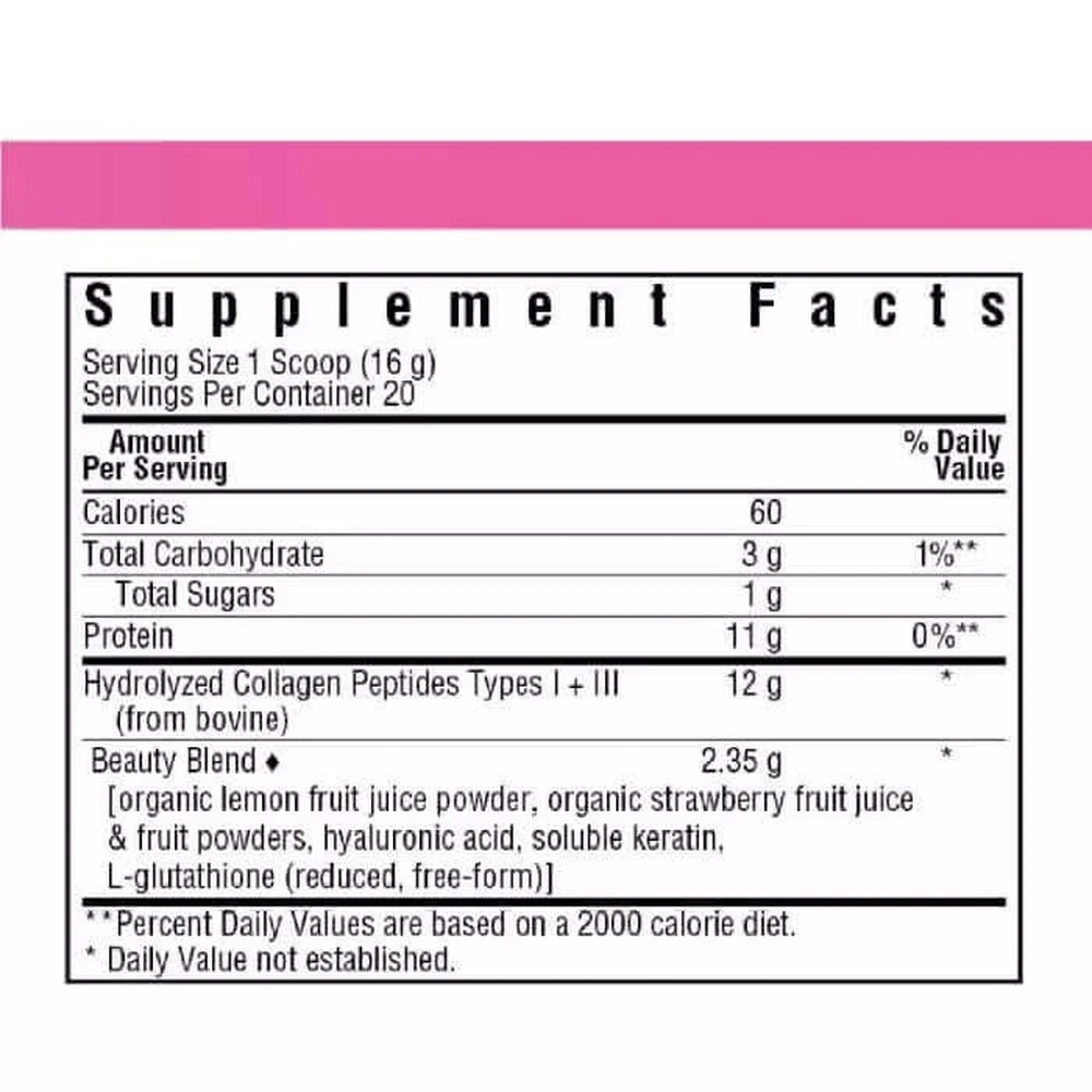 Коллаген 1 и 3 типа вкус клубники и лимона Collagen Refreshers BEAUTY Type I & III Bluebonnet Nutrition порошок 320 г: цены и характеристики