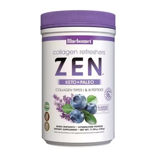 Коллаген спокойствие и гармония вкус черники и лаванды Collagen Refreshers ZEN Type I & III Bluebonnet Nutrition порошок 320 г