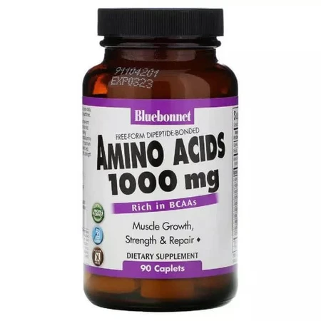 Комплекс Аминокислот 1000 мг Amino Acid Bluebonnet Nutrition 90 капсул: цены и характеристики