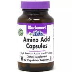 Комплекс Аминокислот 750 мг Amino Acid Bluebonnet Nutrition 60 вегетарианских капсул: цены и характеристики