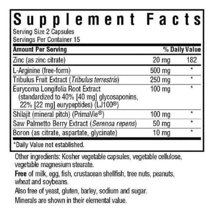 Комплекс для Него Intimate Essentials For Him Testosterone Libido Boost Bluebonnet Nutrition 30 капсул: цены и характеристики