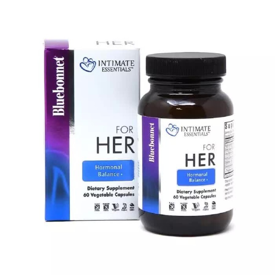 Комплекс для Неї Intimate Essentials For Her Hormonal Balance Bluebonnet Nutrition 60 капсул: ціни та характеристики