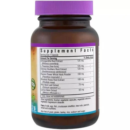 Комплекс для снятия стресса Targeted Choice Stress Relief Bluebonnet Nutrition 30 вегетарианских капсул: цены и характеристики