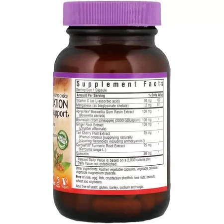 Комплекс проти болю і запалень в суглобах Pain & Inflammation Support Targeted Choice Bluebonnet Nutrition 30 растивних капсул: ціни та характеристики