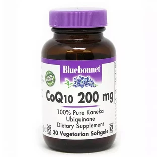 Коэнзим Q10 200 мг Bluebonnet Nutrition 30 вегетарианских капсул