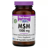 МСМ 1000 мг MSM Bluebonnet Nutrition 120 вегетаріанських капсул