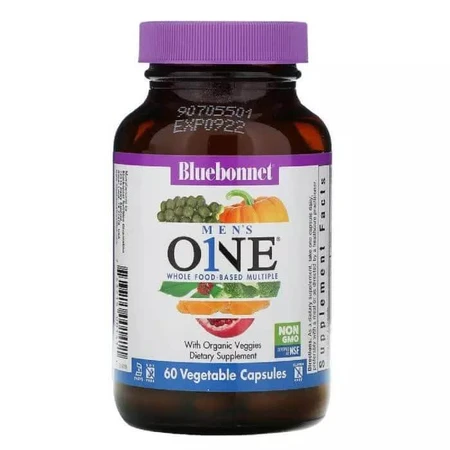 Чоловічі мультівітаміни Men's One Bluebonnet Nutrition 60 вегетаріанських капсул: ціни та характеристики