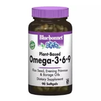 Омега 3-6-9 на рослинній основі 1000 мг Bluebonnet Nutrition 90 желатинових капсул: ціни та характеристики