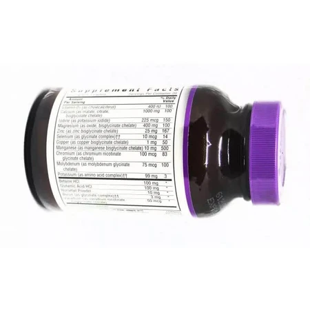 Хелатные мультиминералы без железа Albion Bluebonnet Nutrition 60 капсул: цены и характеристики